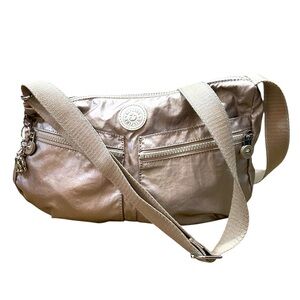 Kipling ALVAR Crossbody Bag Metallic Glow Women’s Functional Crossbody Purse